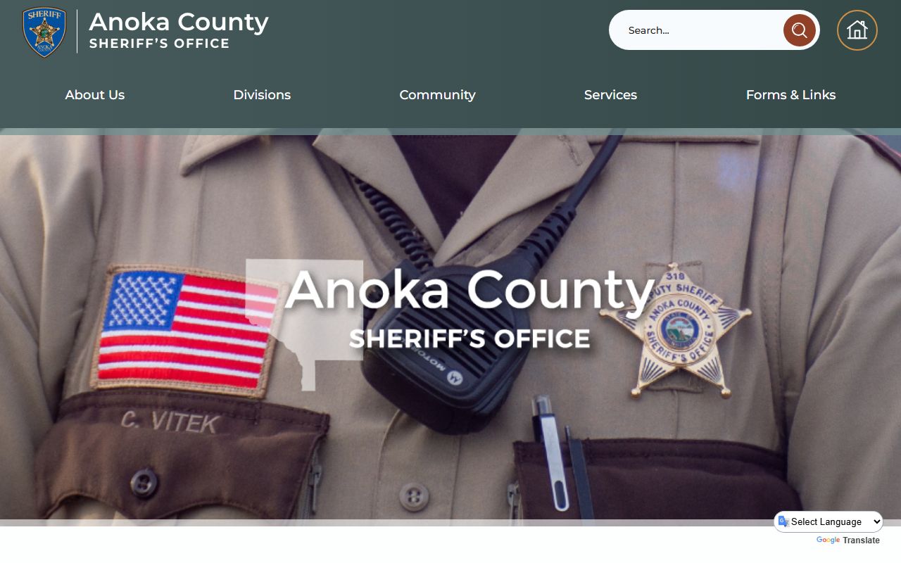 Anoka County Sheriff inmate population records