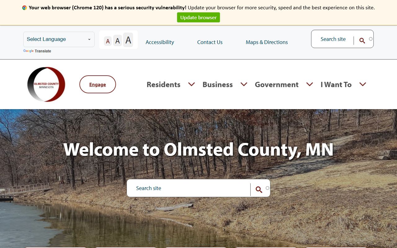 Olmsted County government inmate population resources